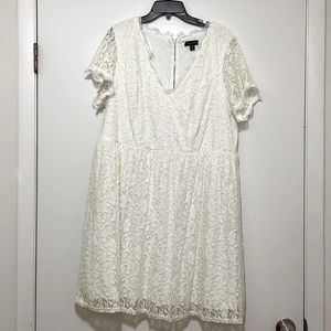 White lace dress